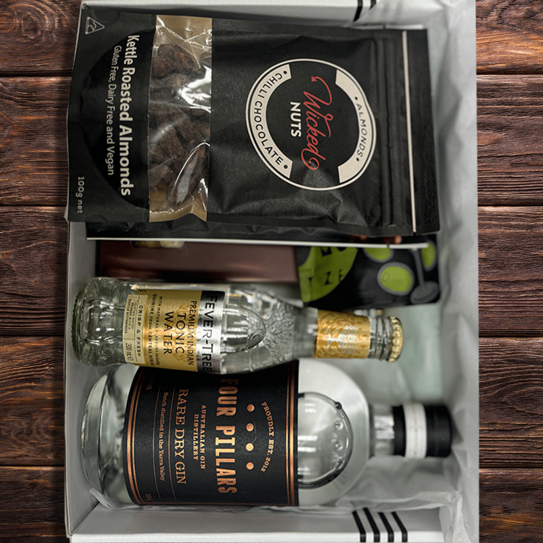 Four Pillars Gin & Treats Content