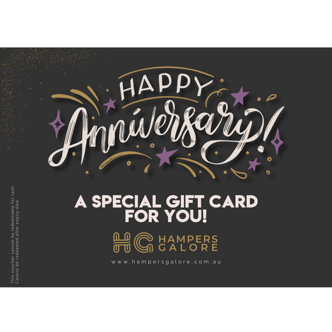 Hampers Galore Anniversary gift card
