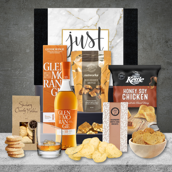 Golden Glenmorangie Snacks Hamper Thumbnail Image