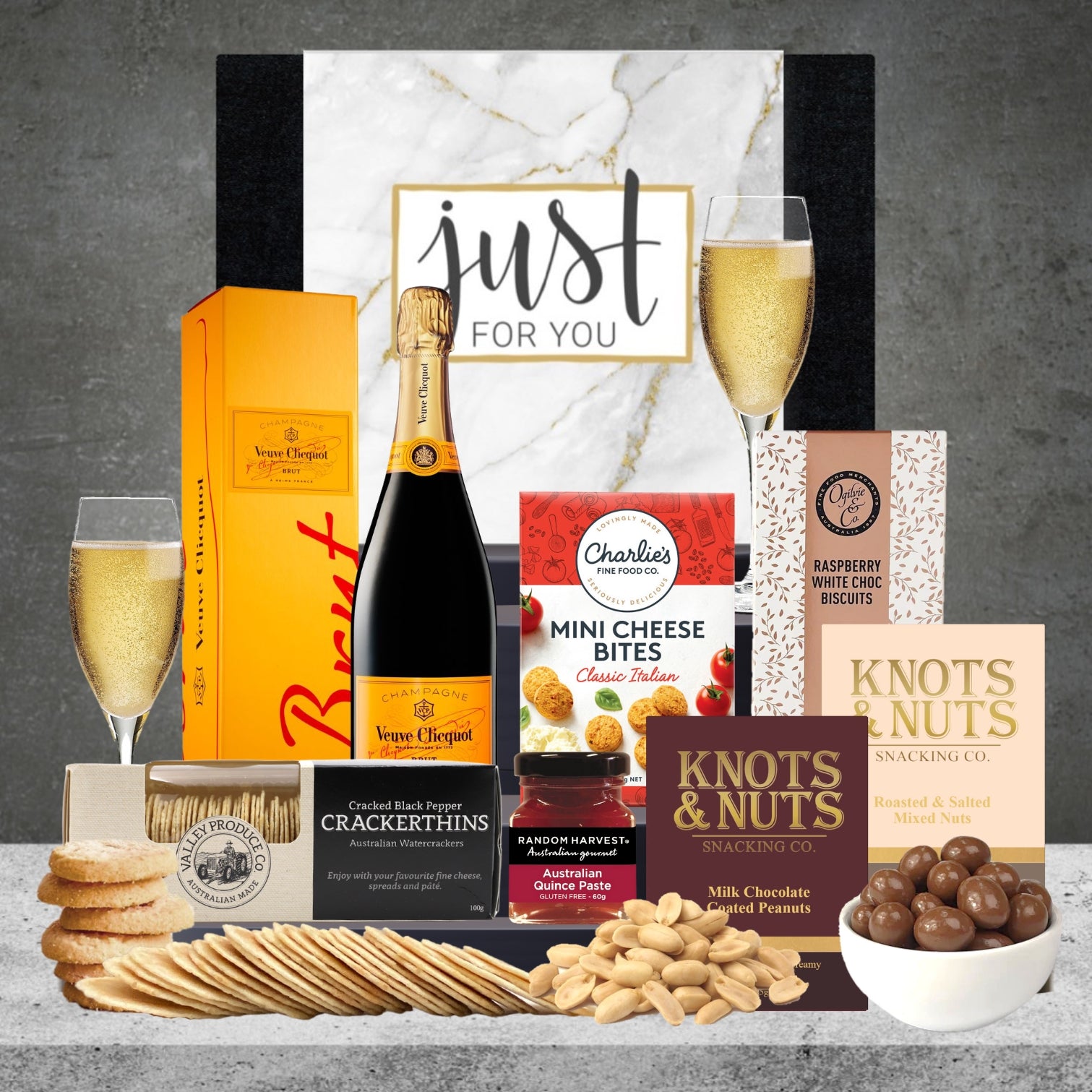 Savoury Nibbles With Veuve Champagne Hamper thumbnail image