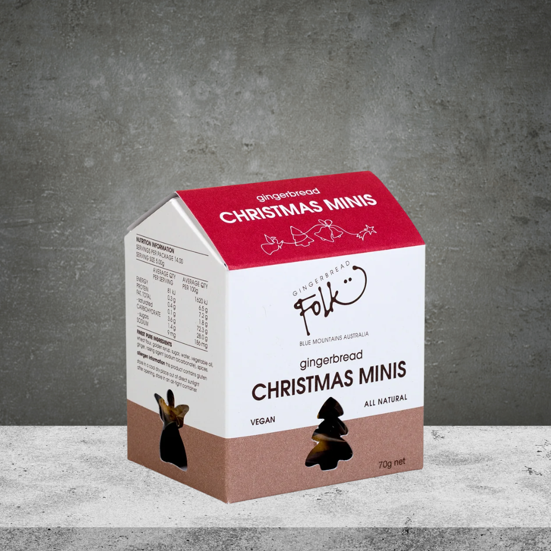 Gingerbread Folk Christmas Minis 75g
