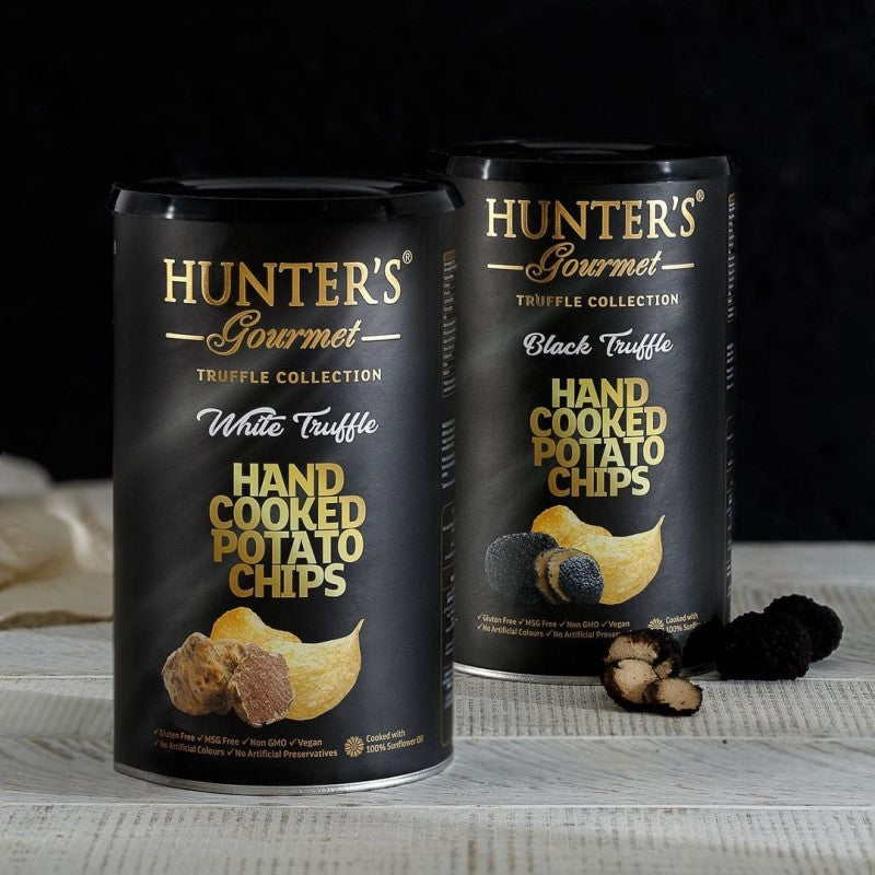 Hunter's Gourmet Black Truffle Potato Chips 150g