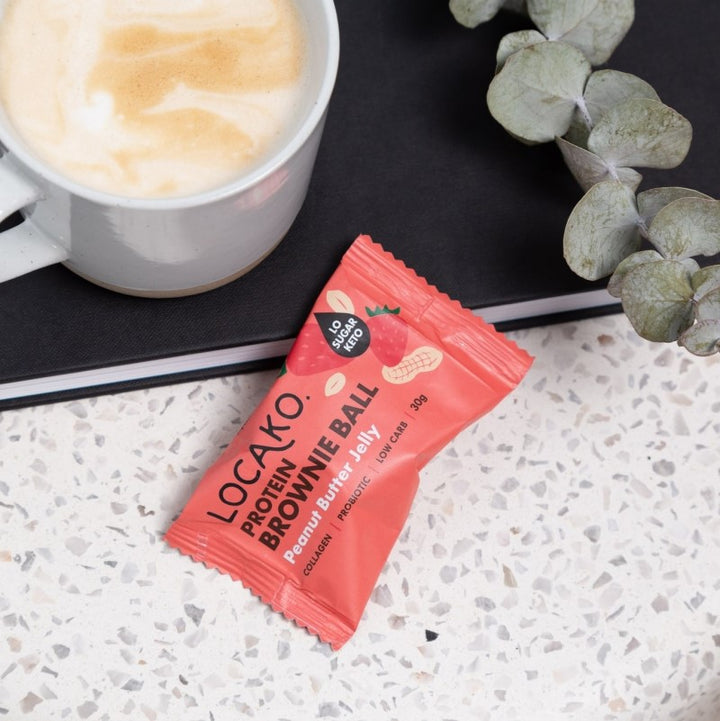 Locako Protein Peanut Butter Jelly Brownie Ball 30g