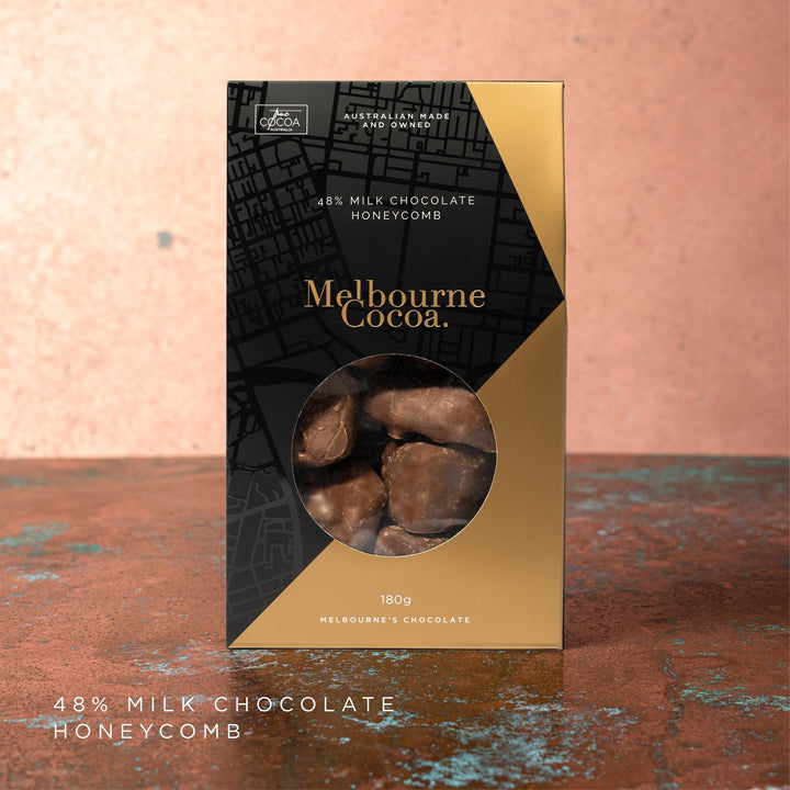 Melbourne Cocoa Chocolate Honeycomb 180g