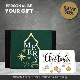 Merry Christmas Sleeve + Card Bundle from Hampers Galore