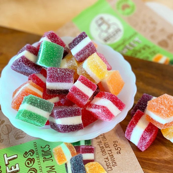 Kelly's Candy Co Juicy Fruity Tropical Jellies 90g