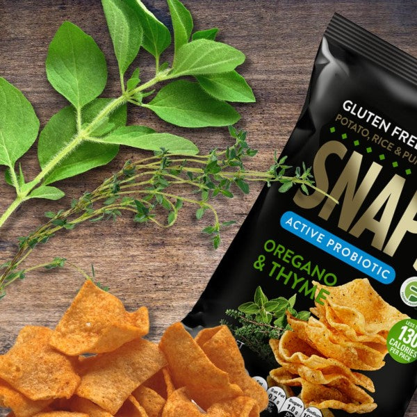 Piranha Snaps Oregano & Thyme 25g