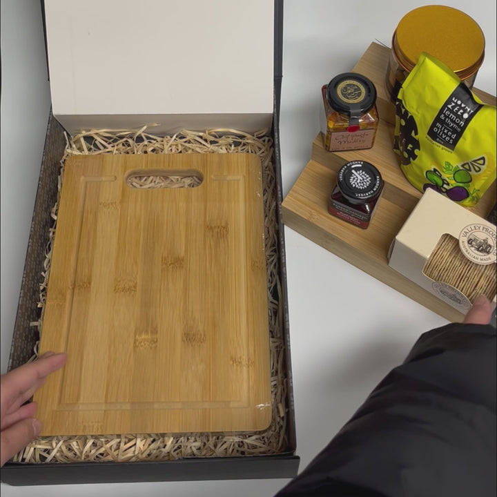 Cheese Board & Crackers Hamper Video