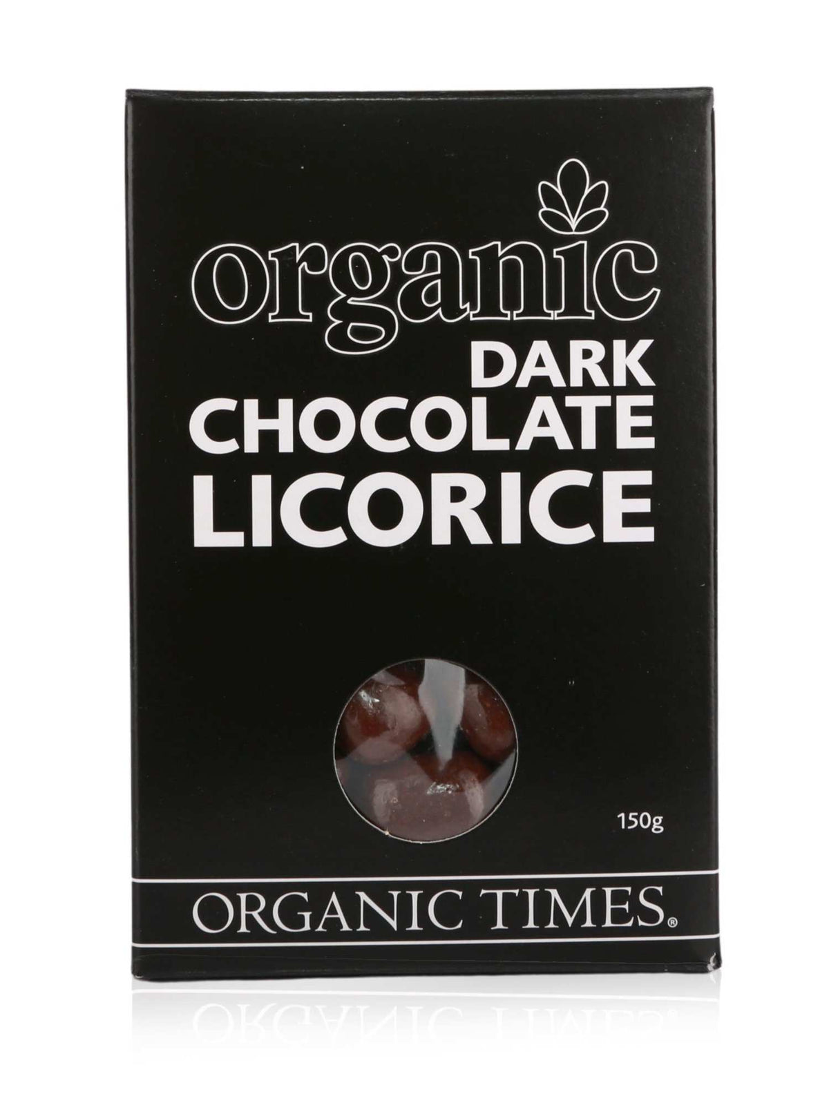 Organic Times Dark Chocolate Licorice 150g