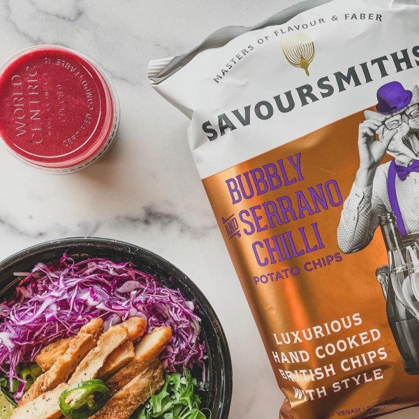 Savoursmiths Bubbly & Serrano Chilli Potato Crisps 150g