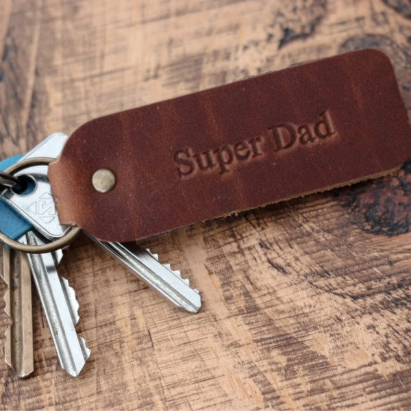 Super Dad Father's Day Key Ring