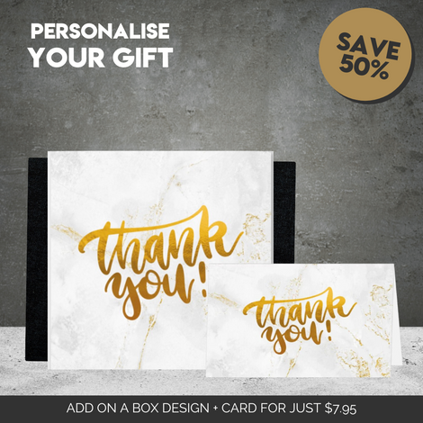 Thank You Sleeve + Card Bundle from Hampers Galore