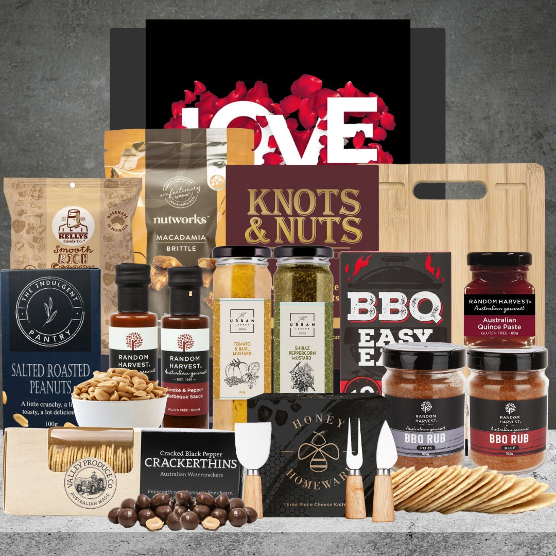 The Aussie BBQ Valentines Hamper from Hampers Galore