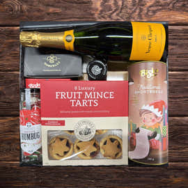 Veuve Champagne Christmas gift for festive celebrations