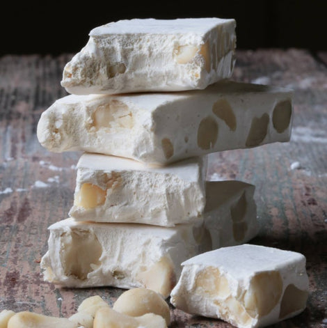 Walters Assorted Hazel Nut Macadamia & Almond Nougat Box 120g
