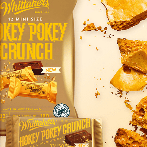 Whittakers Hokey Pokey Crunch Slab 50g