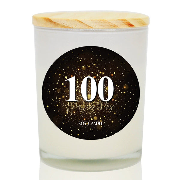 100th Birthday Soy Candle