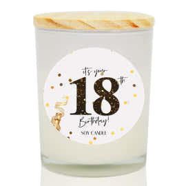 18th Birthday Soy Candle