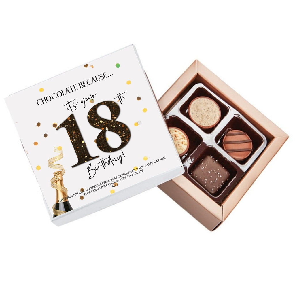 18th Birthday Pure Indulgence Choc Box 40g