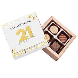 21st Birthday Pure Indulgence Choc Box 40g