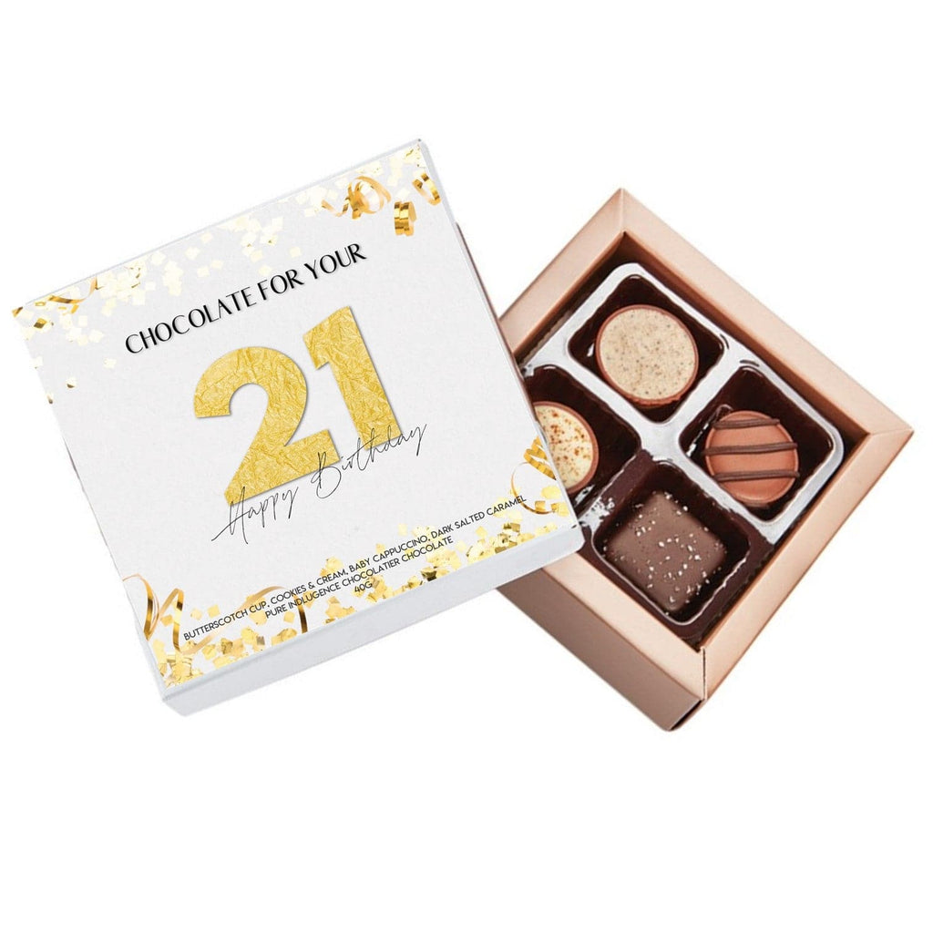 21st Birthday Pure Indulgence Choc Box 40g