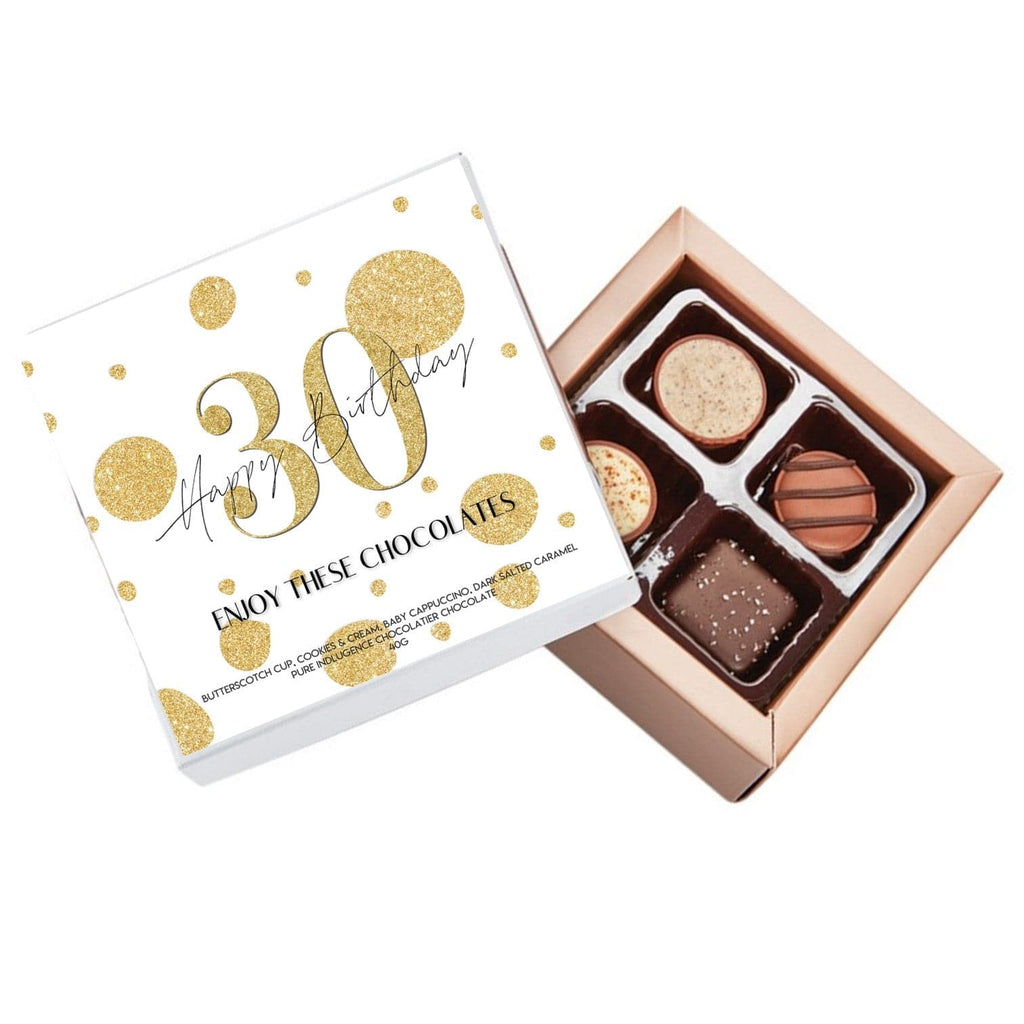 30th Birthday Pure Indulgence Choc Box 40g