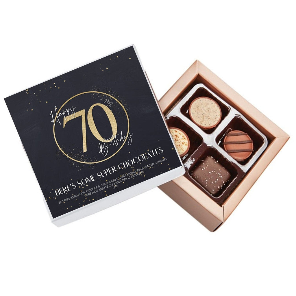 70th Birthday Pure Indulgence Choc Box 40g