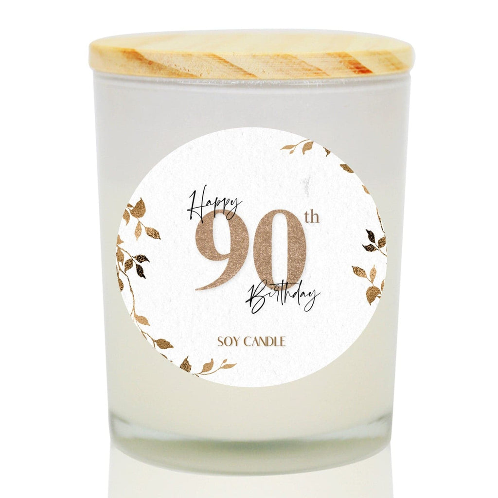 90th Birthday Soy Candle