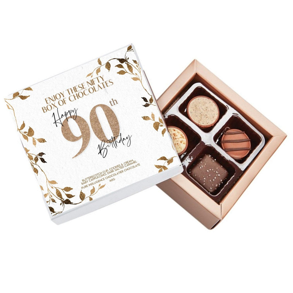 90th Birthday Pure Indulgence Choc Box 40g