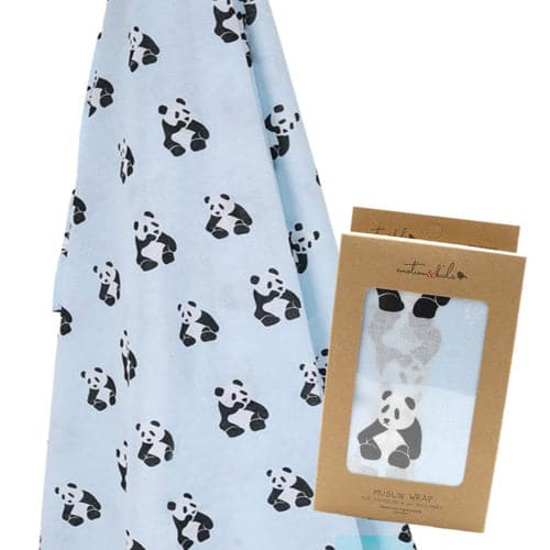 Emotion & Kids Panda Muslin Wrap