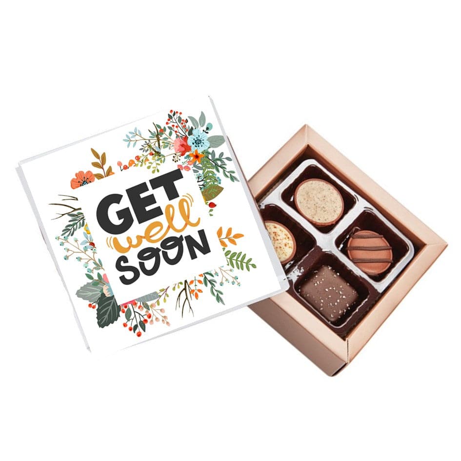 Floral Get Well Pure Indulgence Choc Box 40g