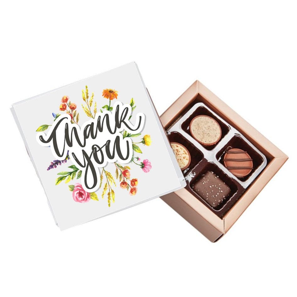 Thank You Flowers Pure Indulgence Choc Box 40g