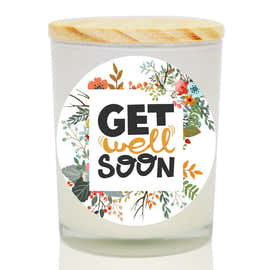 Floral Get Well Soon Soy Candle