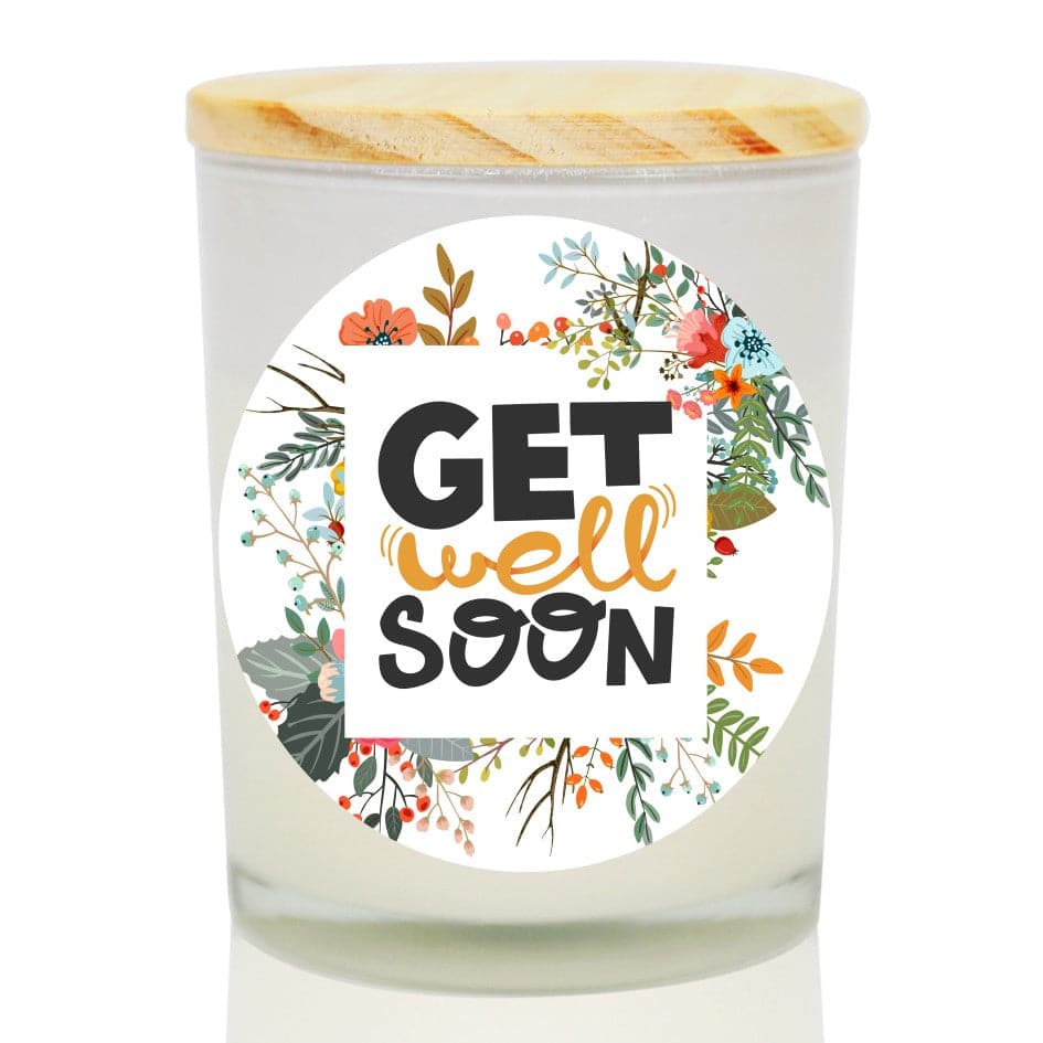 Floral Get Well Soon Soy Candle