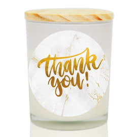 Thank You Gold Soy Candle